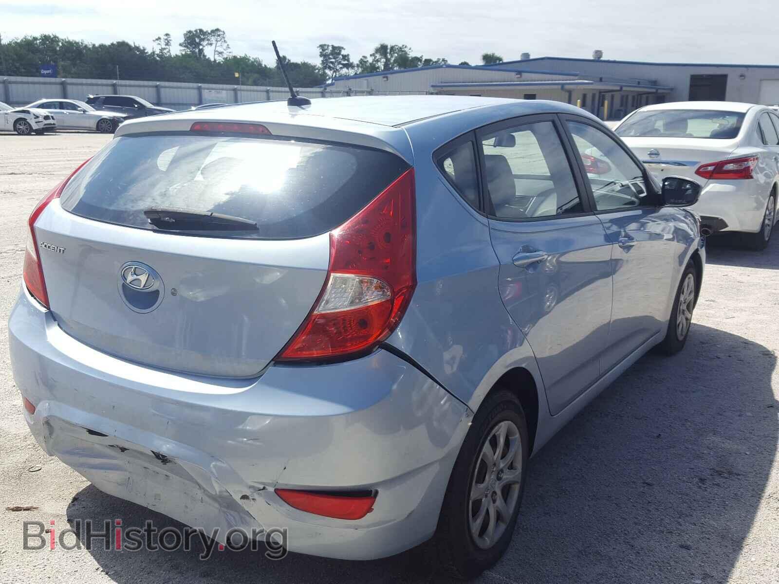 2012 HYUNDAI ACCENT - VIN: KMHCT5AE1CU007561 - Фото 4