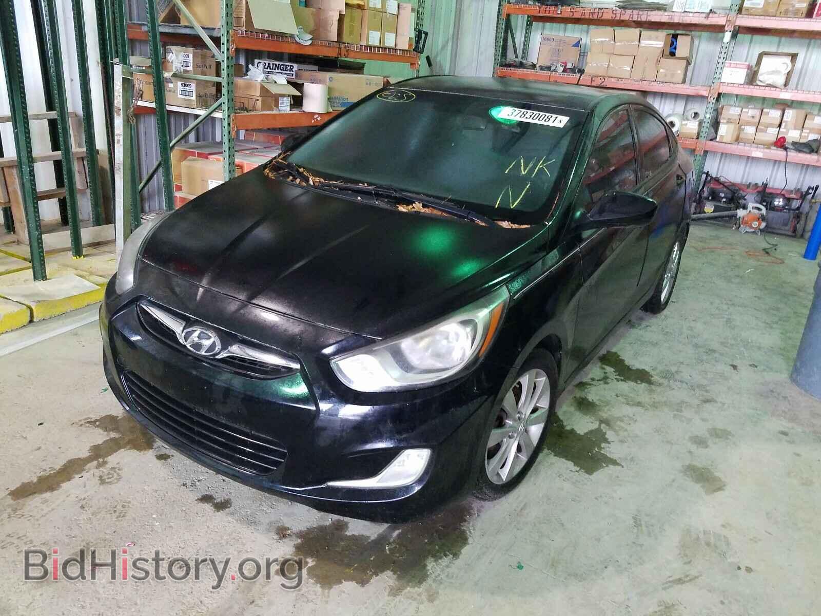 2013 HYUNDAI ACCENT - VIN: KMHCU4AE9DU462263 - Фото 2