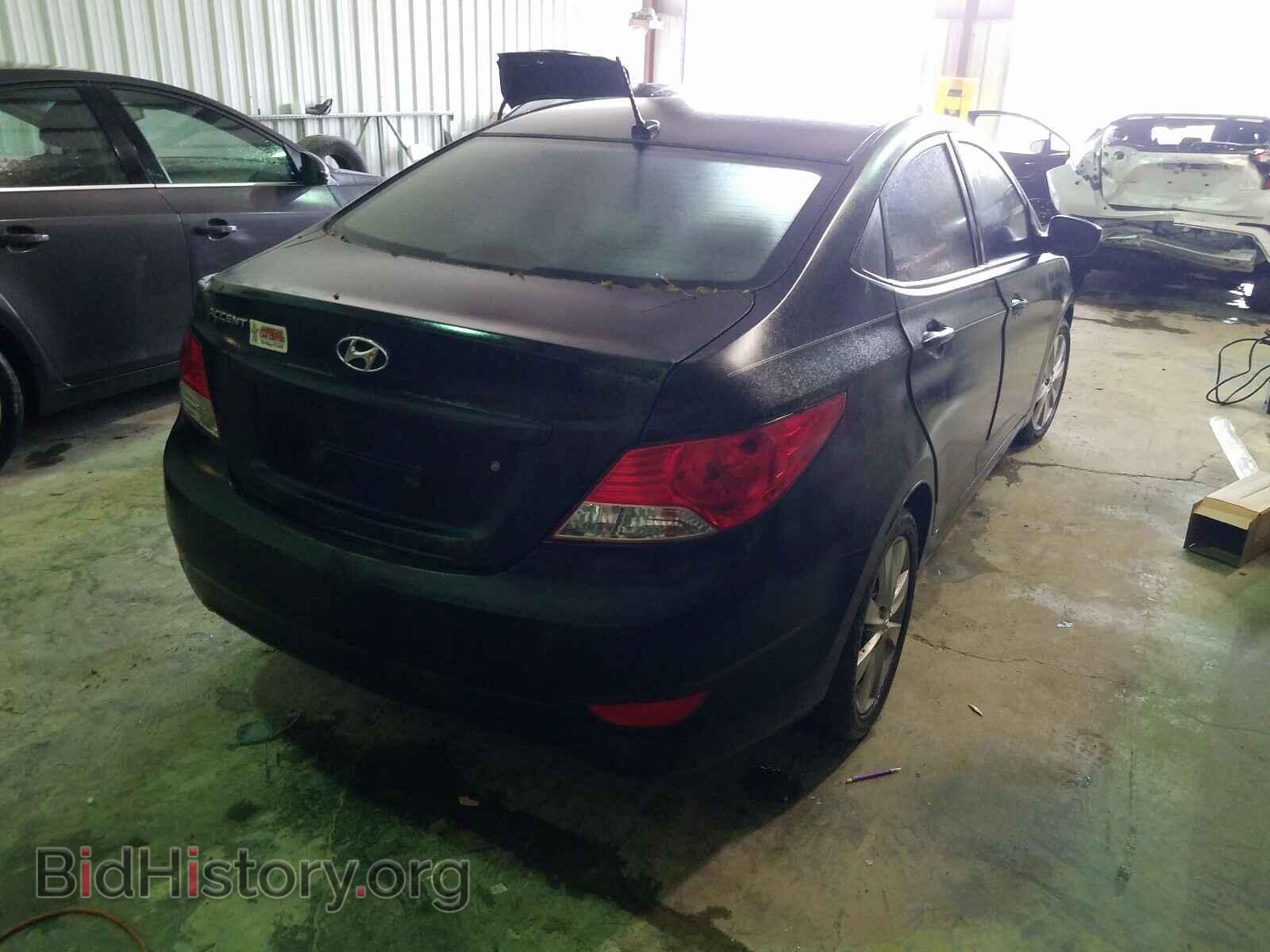 2013 HYUNDAI ACCENT - VIN: KMHCU4AE9DU462263 - Фото 4