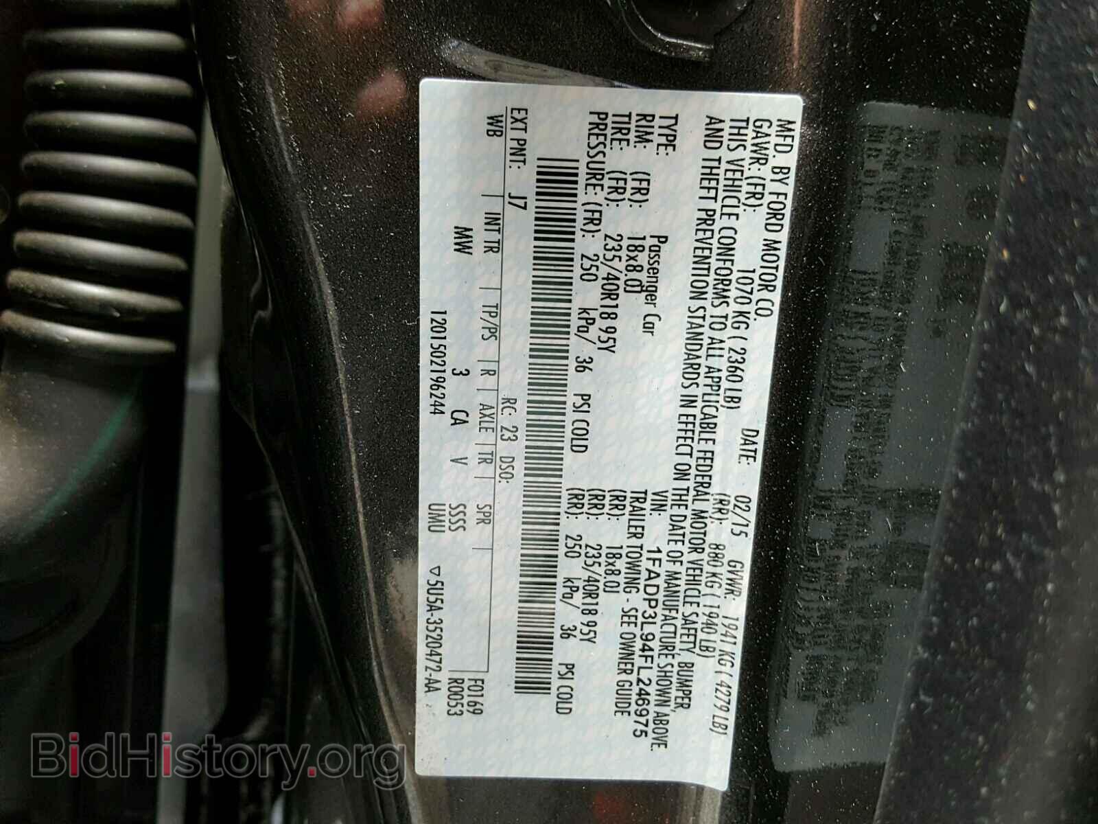 2015 FORD FOCUS - VIN: 1FADP3L94FL246975 - Photo 10