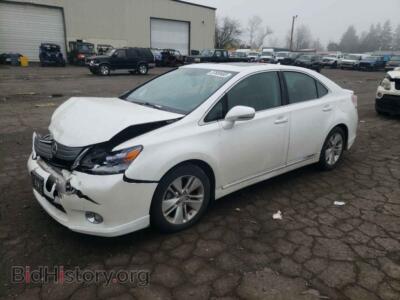 2010 Lexus HS HS 250h, white — VIN JTHBB1BA3A2009696, Copart