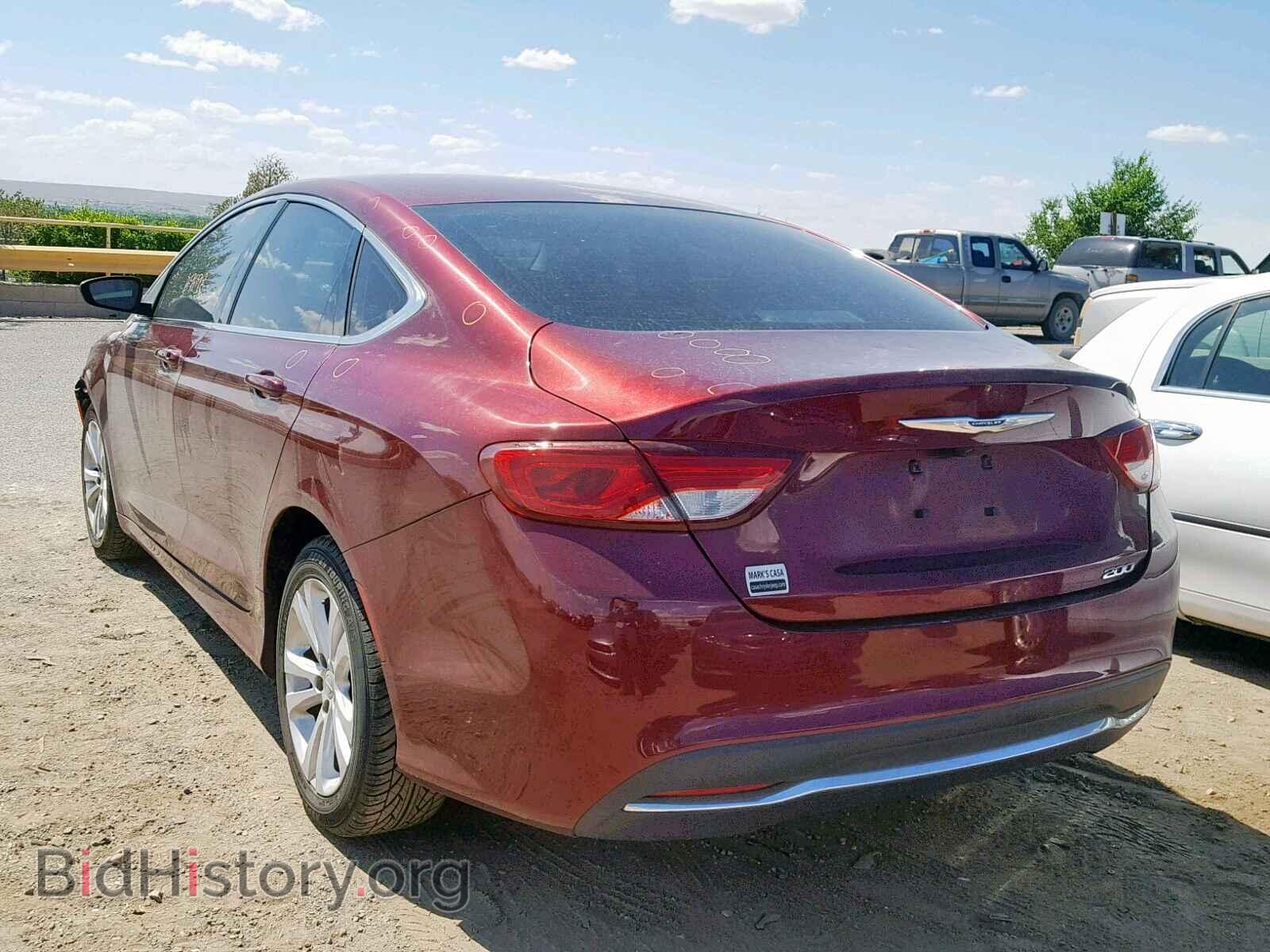 2016 CHRYSLER 200 - VIN: 1C3CCCAB4GN101985 - Фото 3