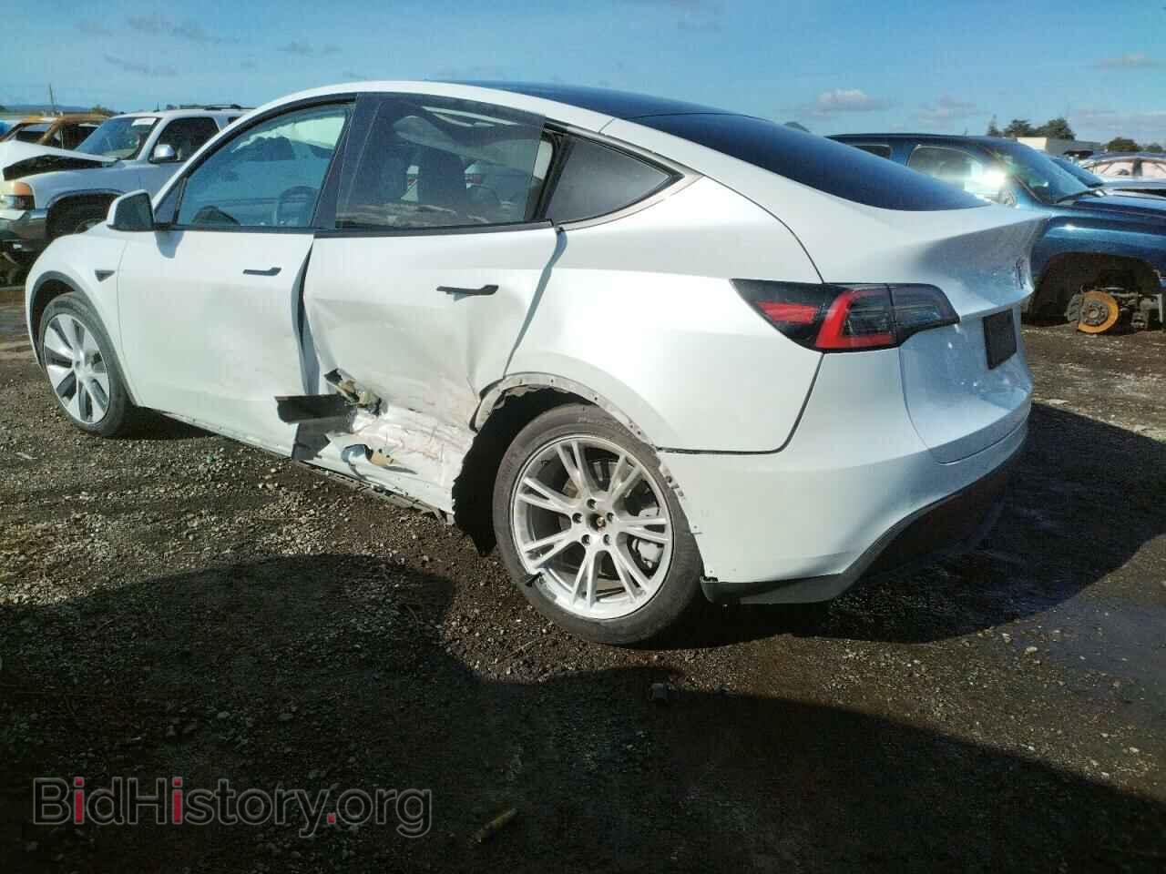 2021 TESLA MODEL Y - VIN: 5YJYGDEE1MF096061 - Фото 2
