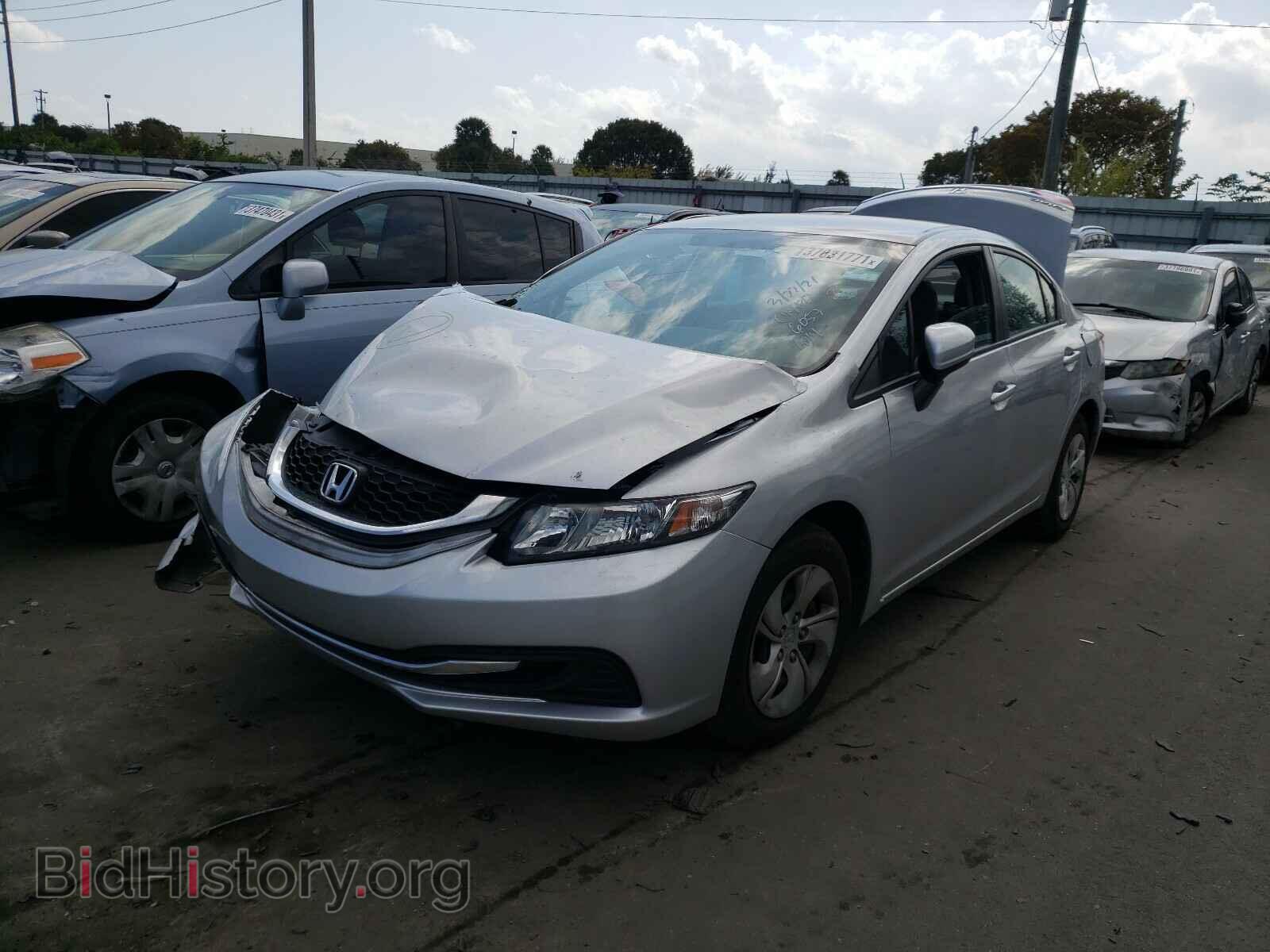 2014 HONDA CIVIC - VIN: 19XFB2F51EE026057 - Фото 2