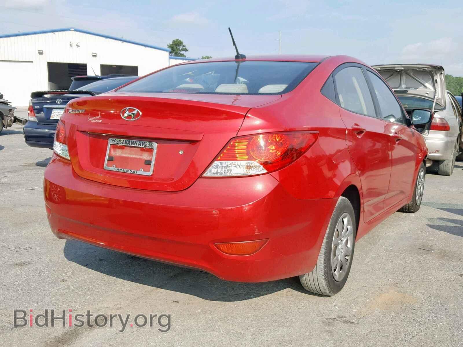 2013 HYUNDAI ACCENT - VIN: KMHCT4AE3DU560904 - Фото 4