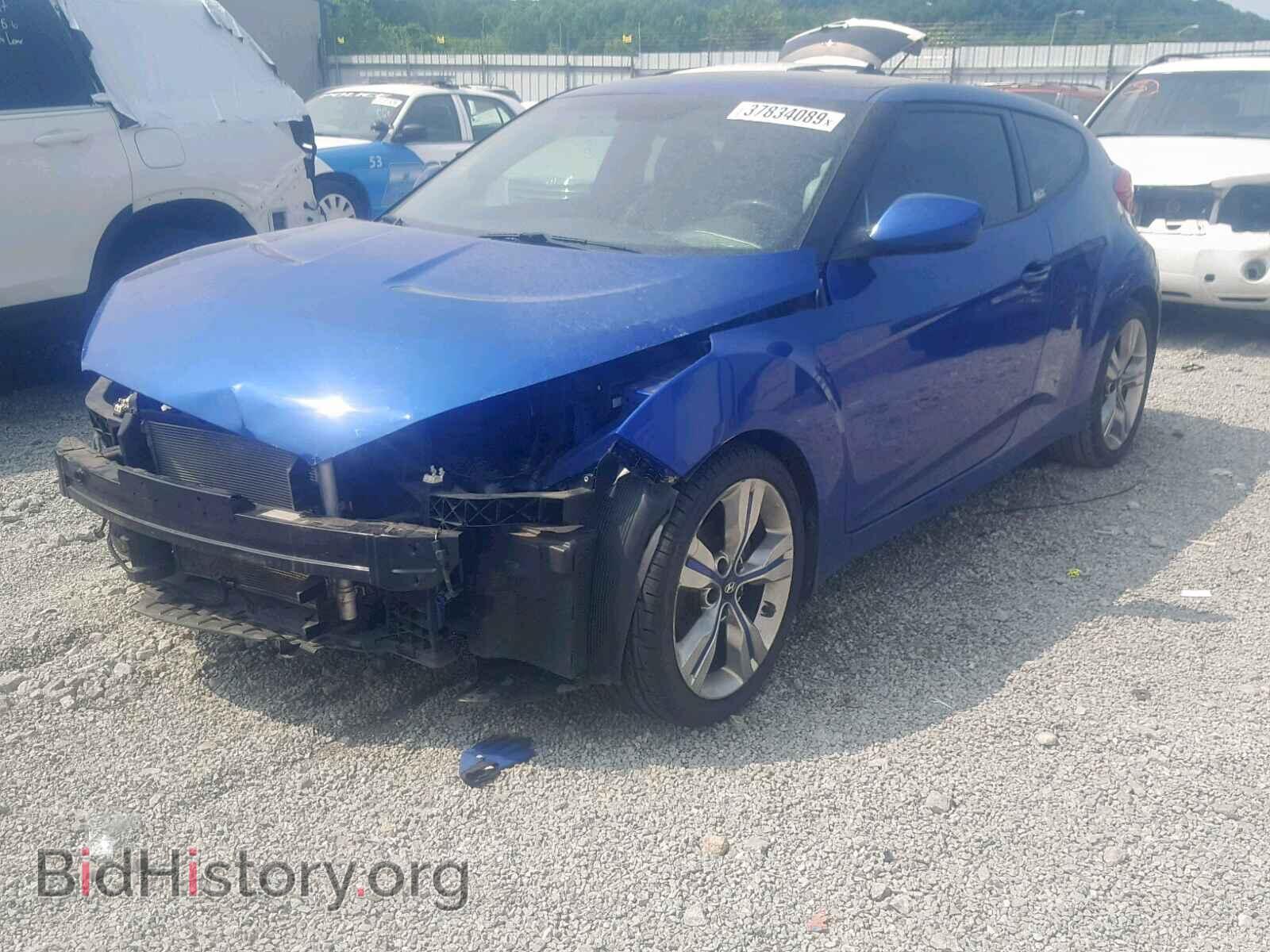 2012 HYUNDAI VELOSTER - VIN: KMHTC6AD9CU048050 - Фото 2