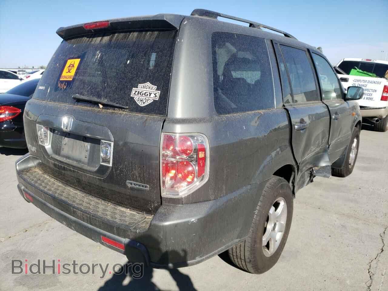 2007 HONDA PILOT - VIN: 2HKYF18597H516006 - Фото 4