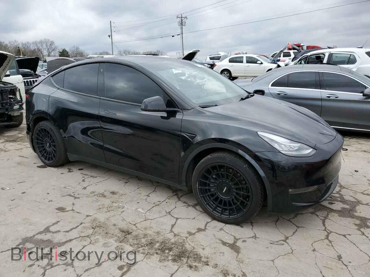 2022 TESLA MODEL Y - VIN: 7SAYGDEE3NF328387 - Фото 4