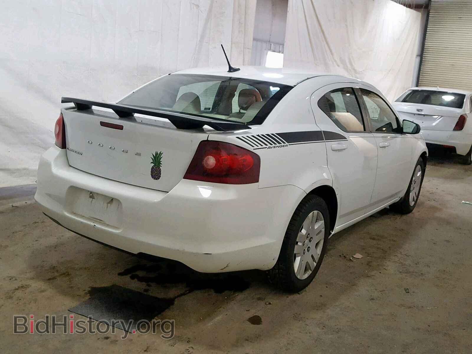 2012 DODGE AVENGER - VIN: 1C3CDZAB4CN214992 - Фото 4