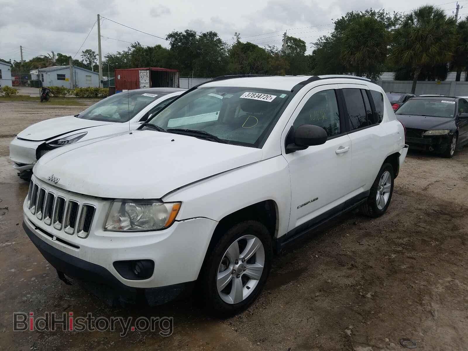 2011 JEEP COMPASS - VIN: 1J4NT1FB8BD151637 - Фото 2