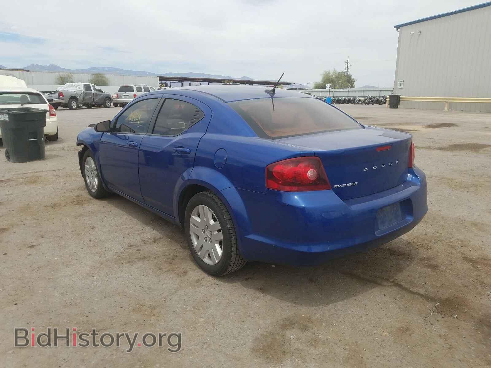 2014 DODGE AVENGER - VIN: 1C3CDZAB0EN111104 - Фото 3