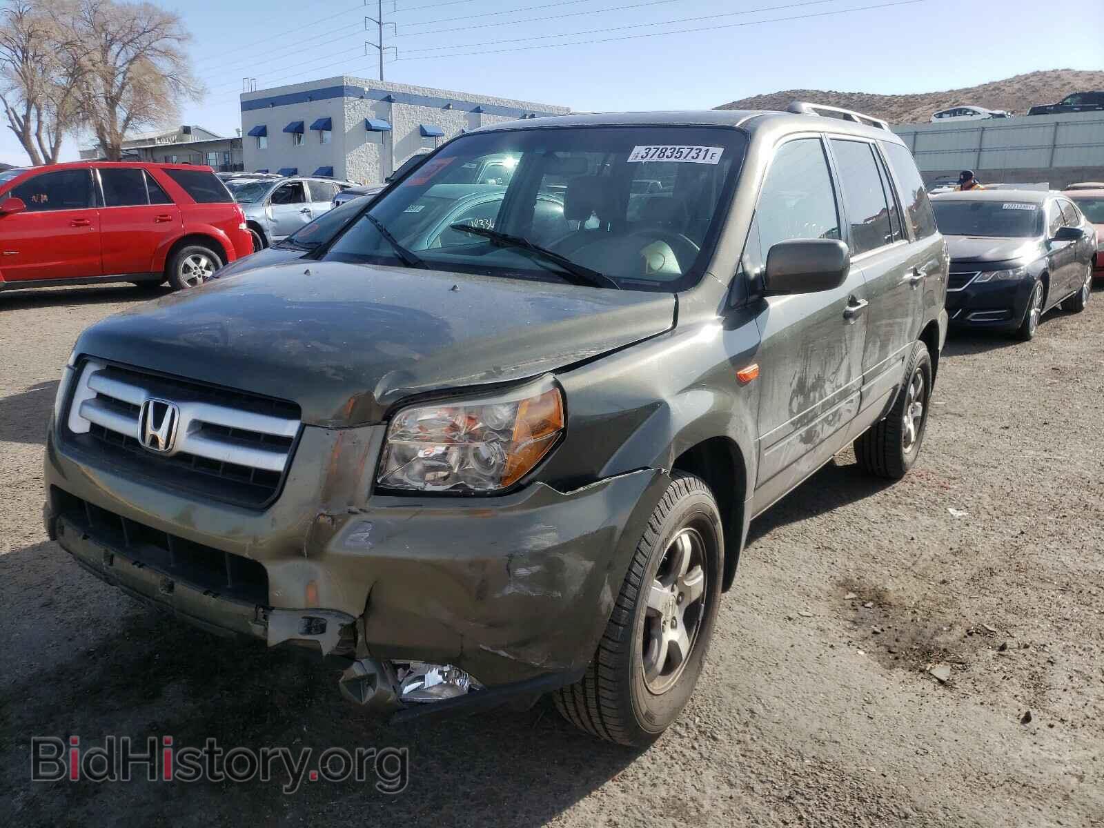 2006 HONDA PILOT - VIN: 2HKYF18706H500826 - Фото 2