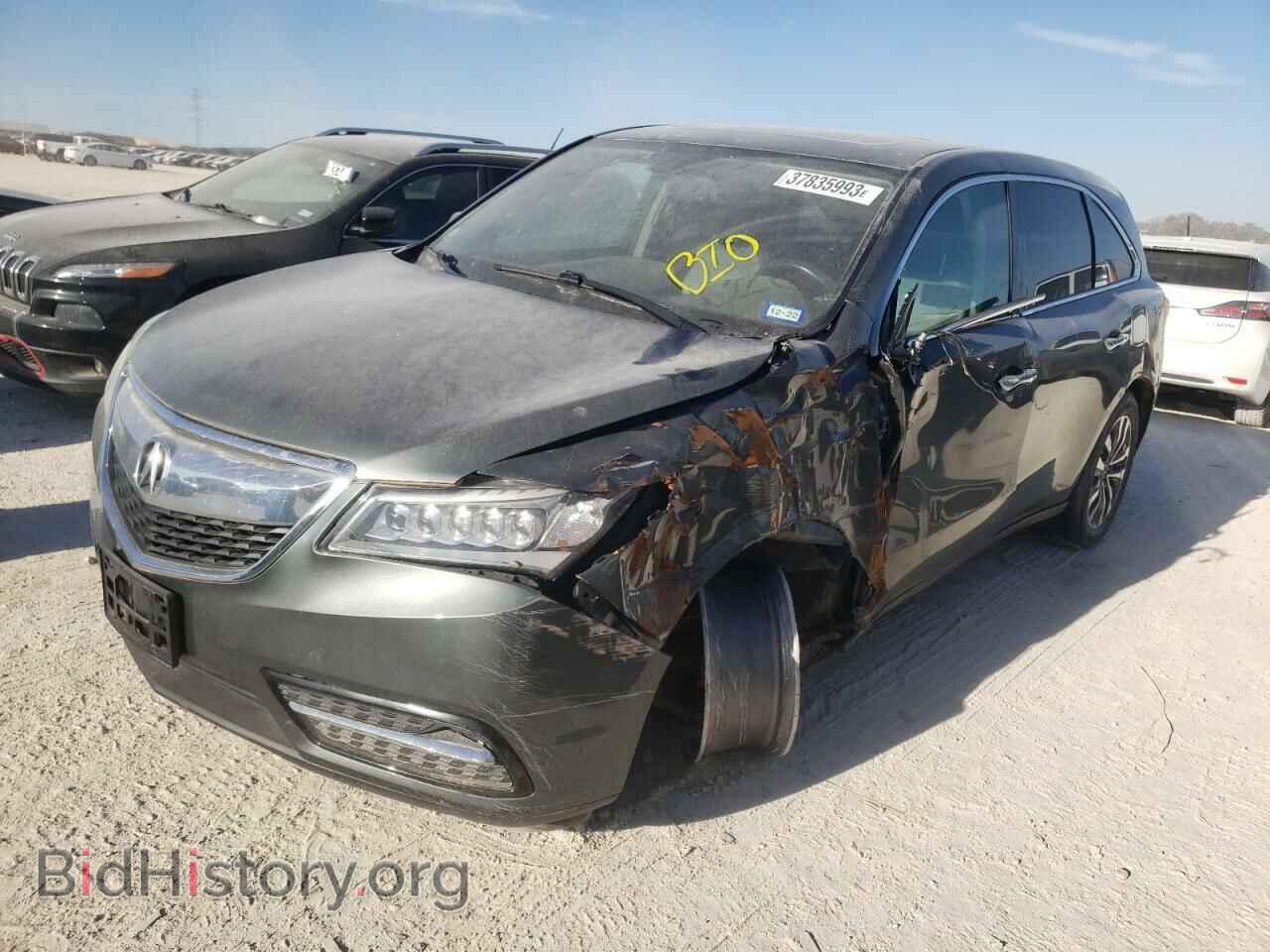 Photo 5FRYD3H60EB016305 - ACURA MDX 2014