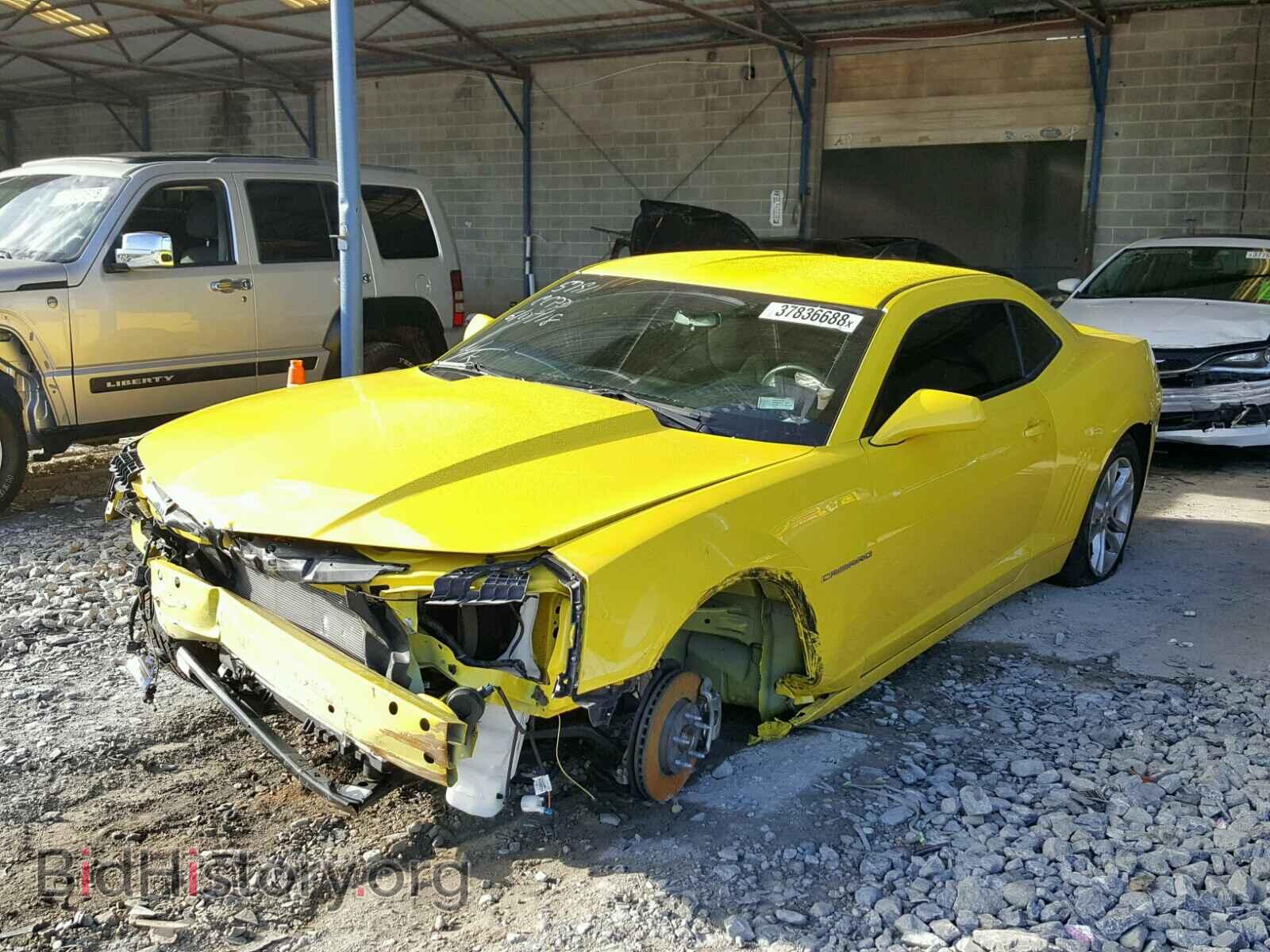 2014 CHEVROLET CAMARO - VIN: 2G1FB1E38E9145791 - Фото 2