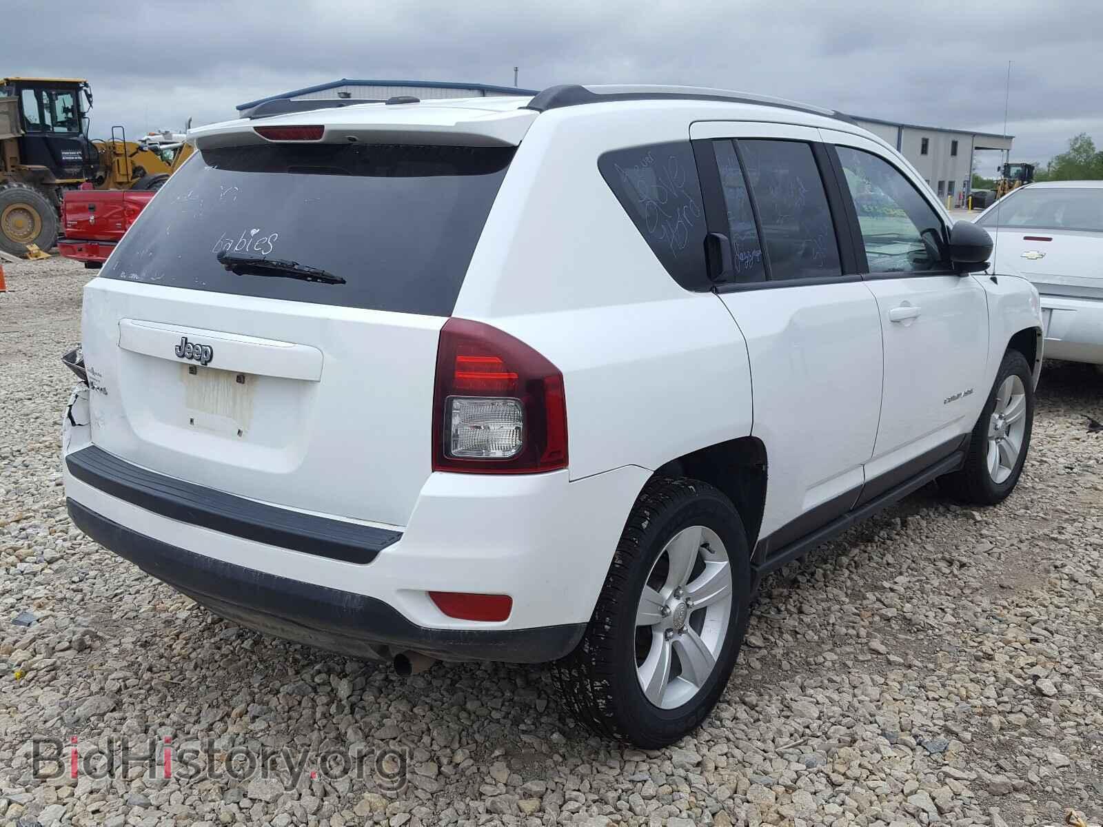 2016 JEEP COMPASS - VIN: 1C4NJDBB3GD784203 - Фото 4
