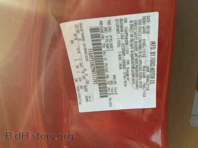 2009 FORD FOCUS - VIN: 1FAHP35N29W117292 - Фото 10