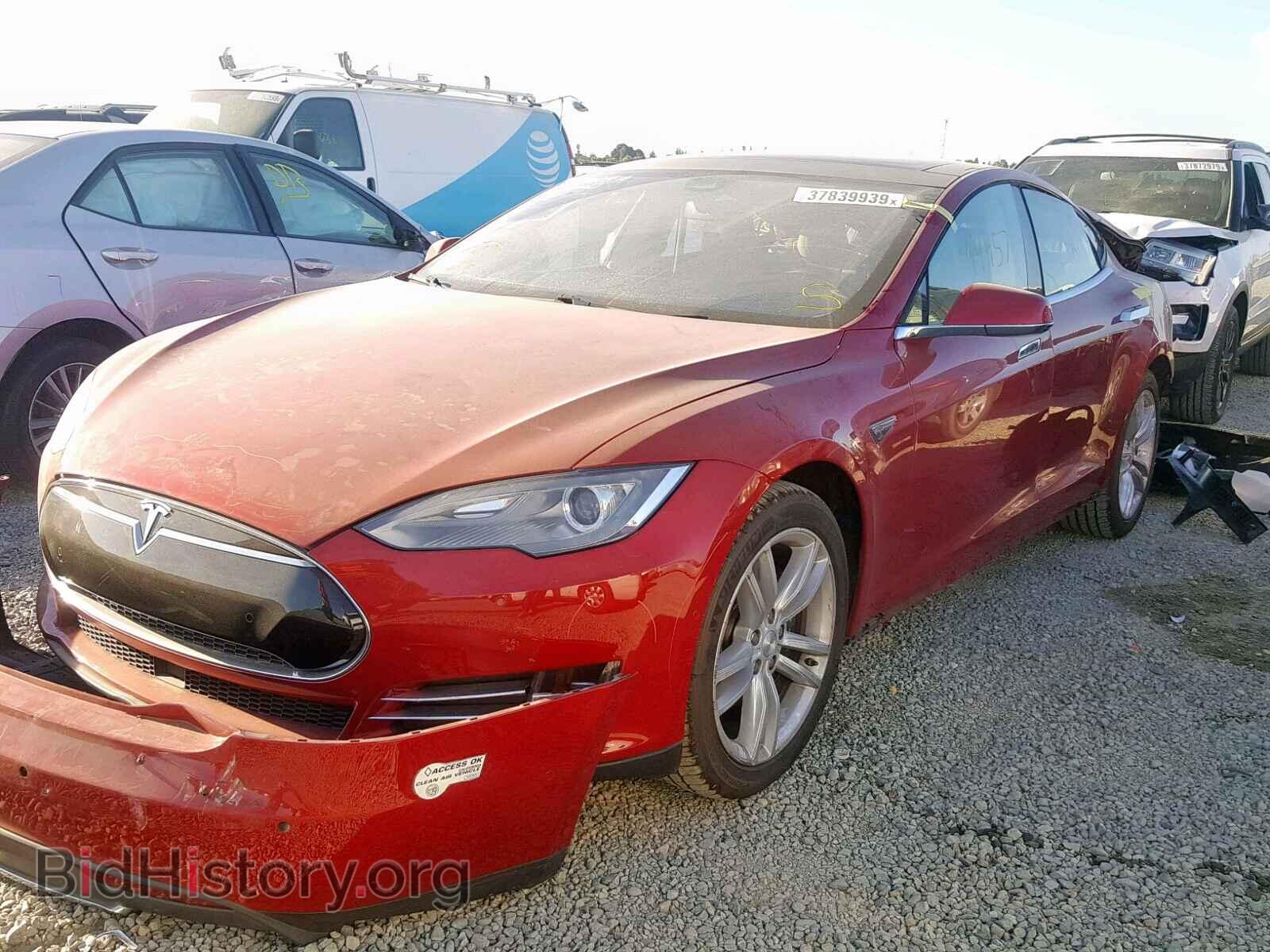 2014 TESLA MODEL S - VIN: 5YJSA1H19EFP62342 - Photo 2