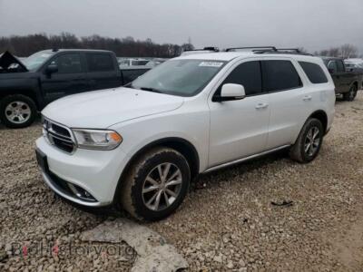 2016 Dodge DURANGO Durango LI, белый — VIN 1C4RDJDG7GC467417, Copart