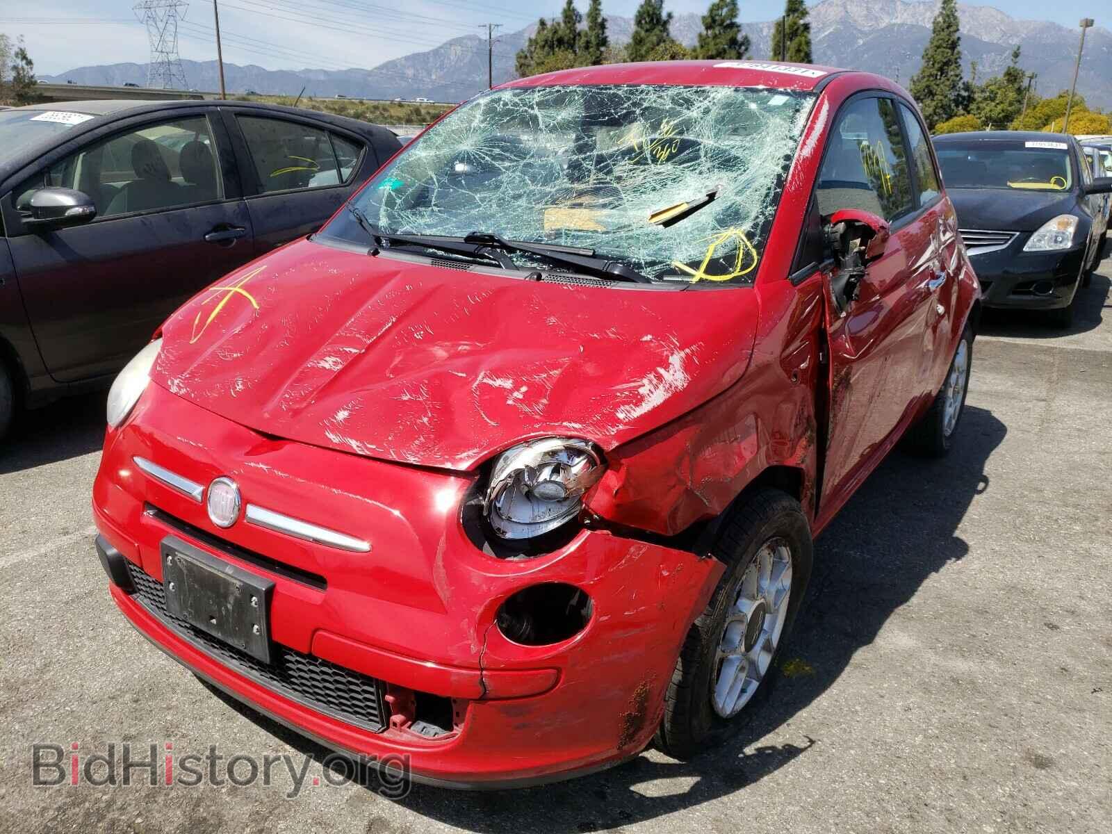 2013 FIAT 500 - VIN: 3C3CFFAR1DT553877 - Фото 2