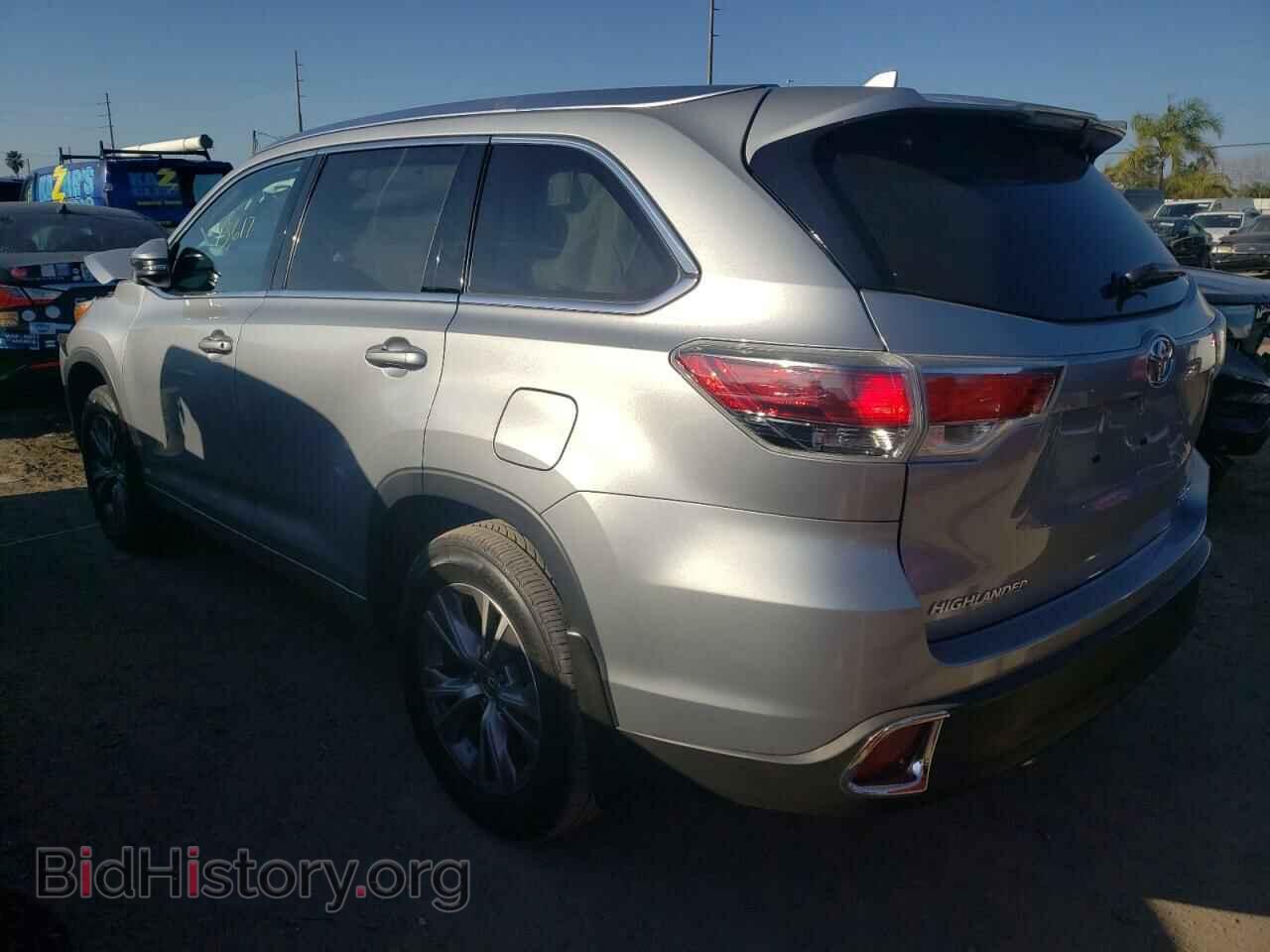 2015 TOYOTA HIGHLANDER - VIN: 5TDJKRFH4FS217122 - Фото 2