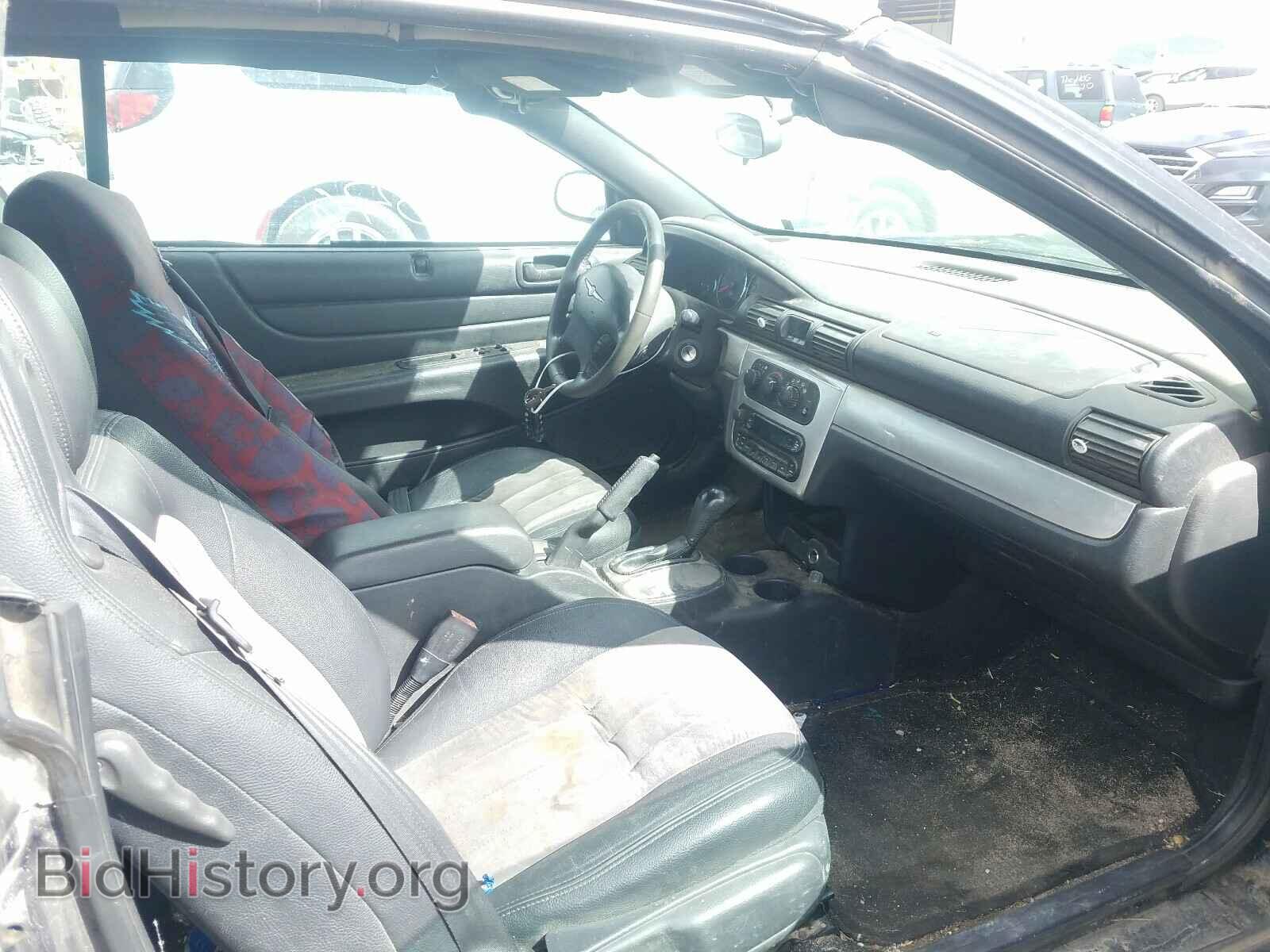 2005 CHRYSLER SEBRING - VIN: 1C3EL55R35N625234 - Фото 5