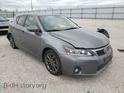 2013 Lexus CT 200, серый — VIN JTHKD5BH4D2128733, Copart
