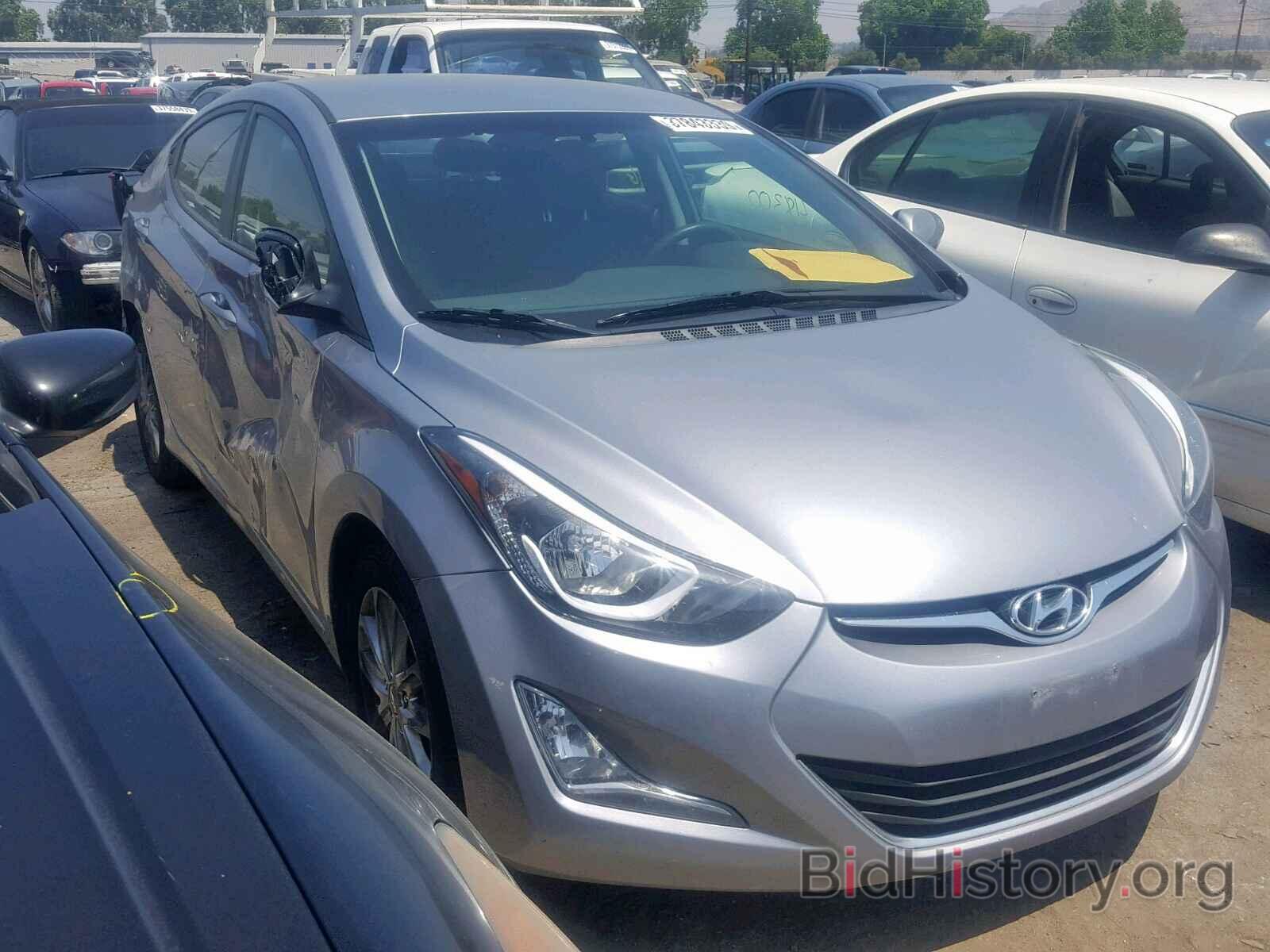 Photo 5NPDH4AEXGH707812 - HYUNDAI ELANTRA 2016