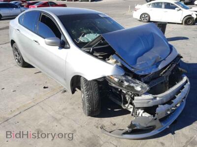 2015 Dodge DART Dart SXT, серебристый — VIN 1C3CDFBB1FD316015, Copart