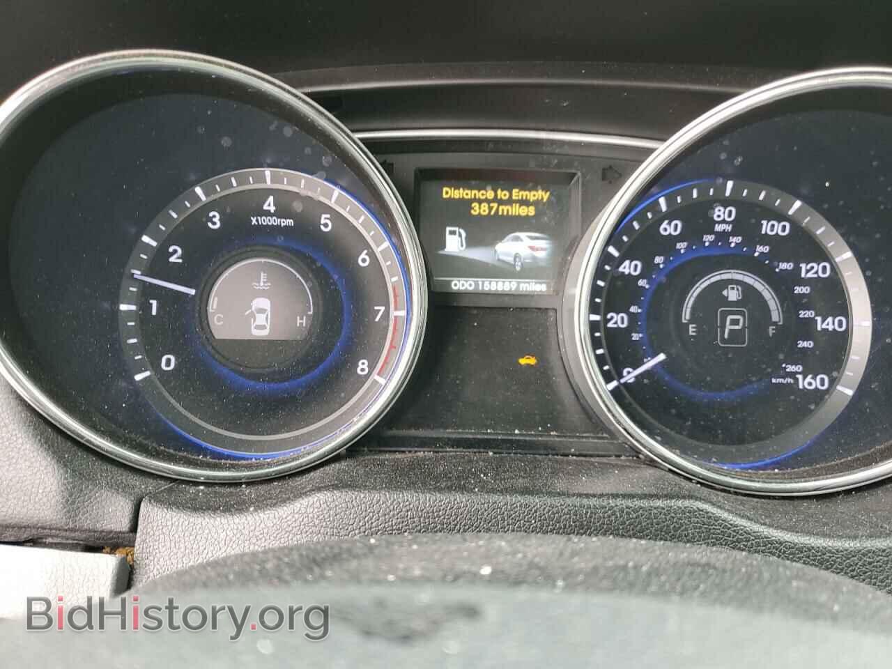 2014 HYUNDAI SONATA - VIN: 5NPEC4AC0EH911307 - Фото 9