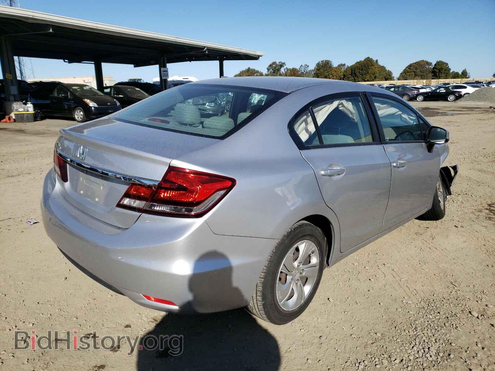 2013 HONDA CIVIC - VIN: 19XFB2F57DE245345 - Фото 4