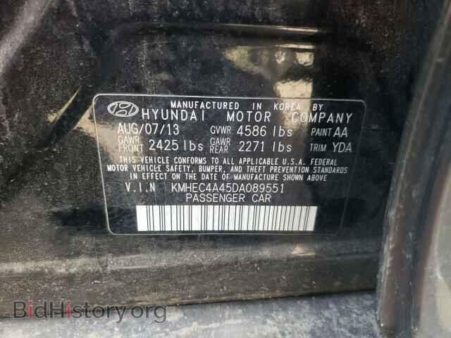 2013 HYUNDAI SONATA - VIN: KMHEC4A45DA089551 - Фото 10