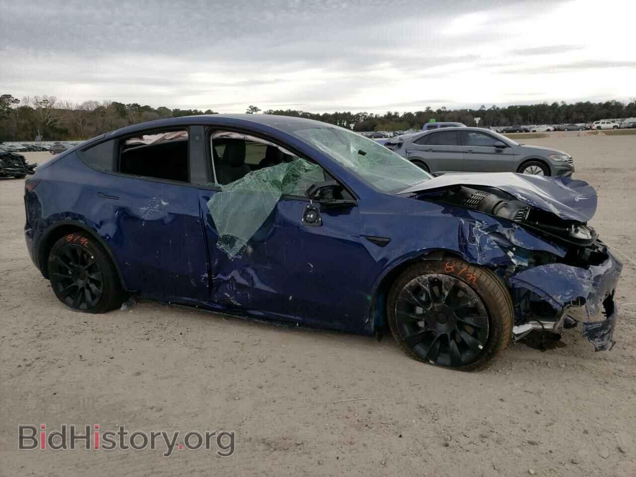 2022 TESLA MODEL Y - VIN: 7SAYGDEE3NF480315 - Фото 4