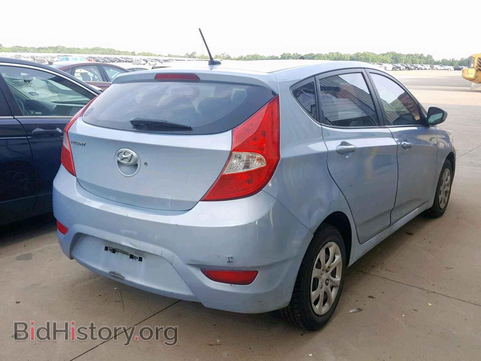 2013 HYUNDAI ACCENT - VIN: KMHCT5AEXDU118420 - Фото 4