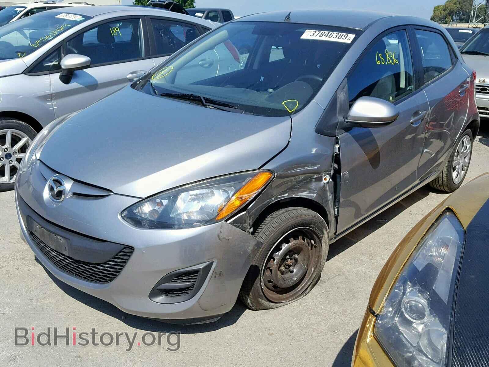 2014 MAZDA 2 - VIN: JM1DE1KZ7E0173106 - Фото 2