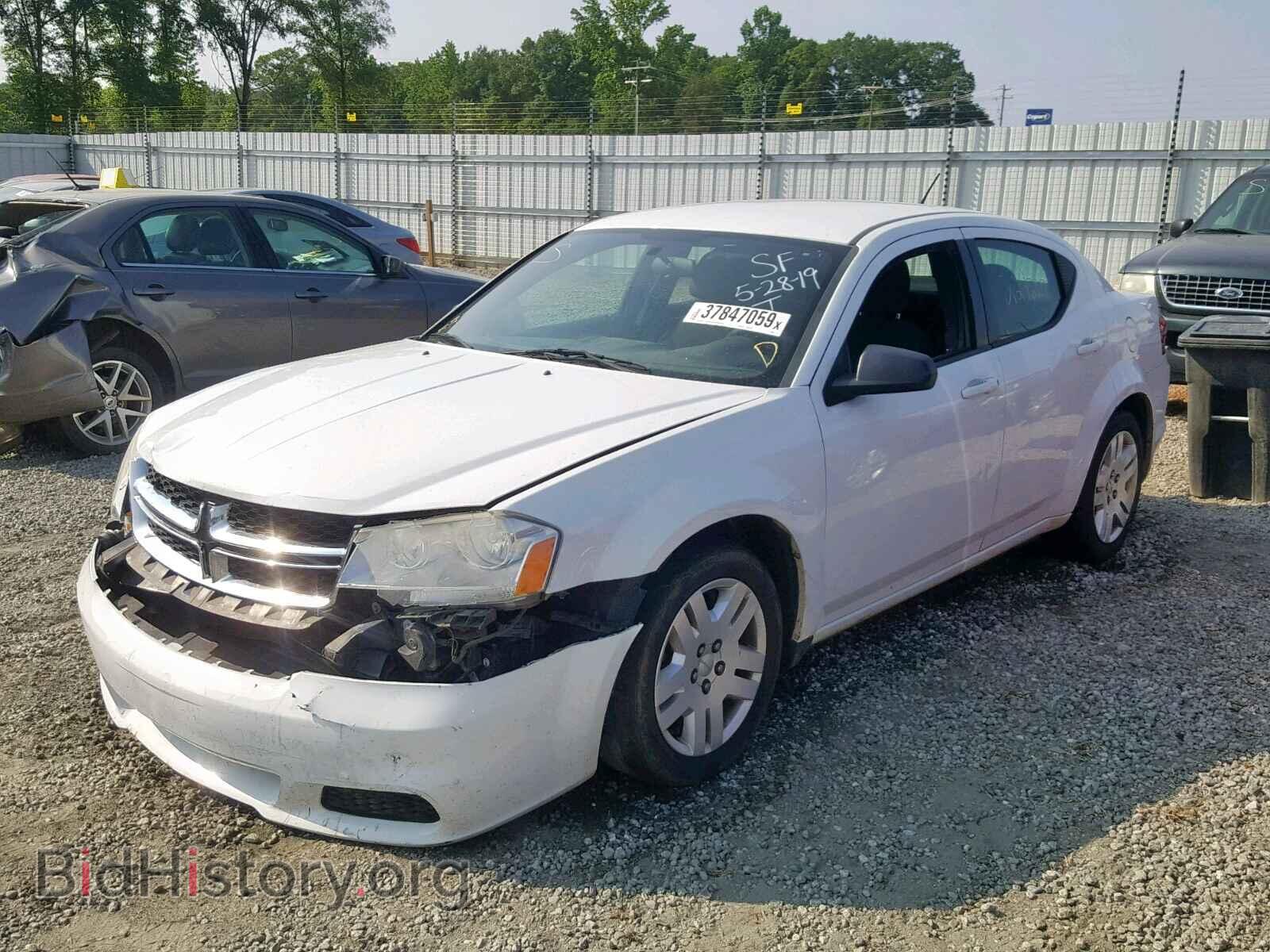 2012 DODGE AVENGER - VIN: 1C3CDZAB8CN174593 - Фото 2