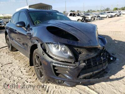 2017 Porsche MACAN, черный — VIN WP1AA2A52HLB07387, Copart