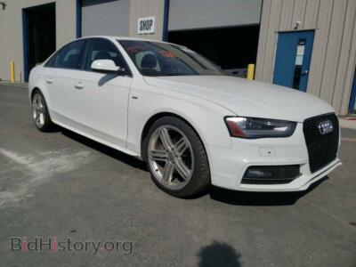 2013 Audi A4 A4 PRESTIG, белый — VIN WAUKFAFL0DN036310, Copart