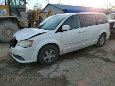 2011 Dodge CARAVAN Grand Cara, белый — VIN 2D4RN5DG0BR660550, Copart