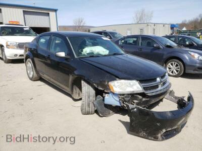 2012 Dodge AVENGER Avenger SE, black — VIN 1C3CDZAB8CN323018, Copart