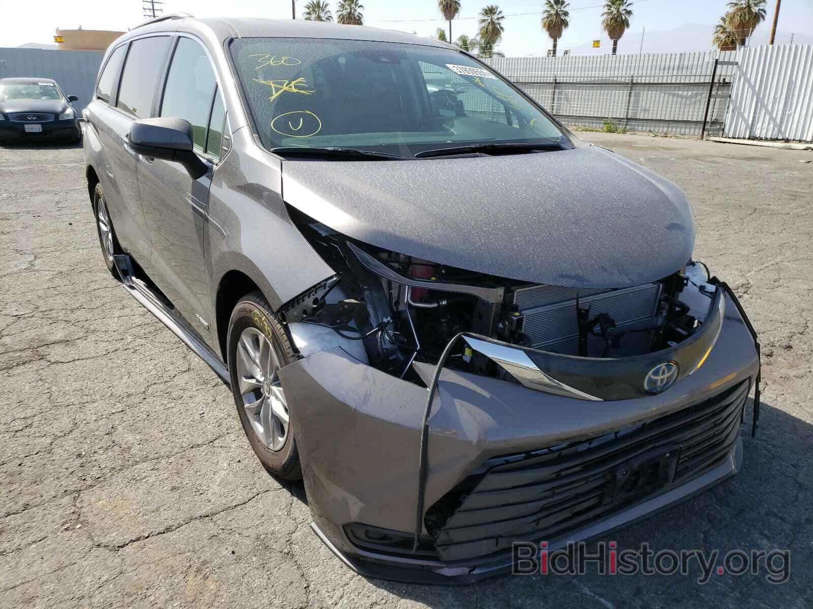 Photo 5TDKRKEC7MS011111 - TOYOTA SIENNA 2021