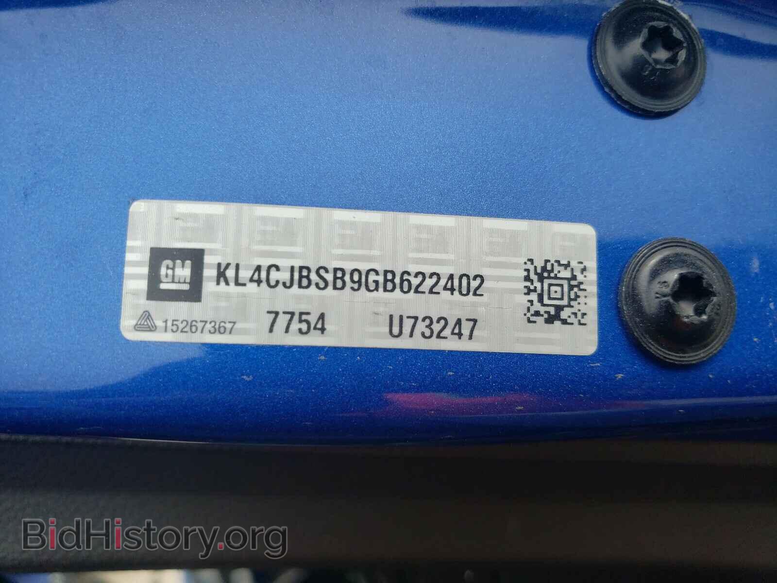 2016 BUICK ENCORE - VIN: KL4CJBSB9GB622402 - Photo 10