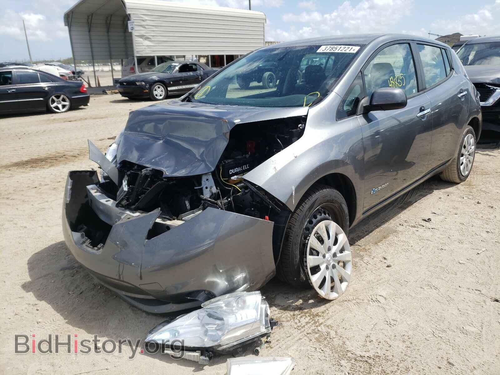 2015 NISSAN LEAF - VIN: 1N4AZ0CP4FC327159 - Фото 2