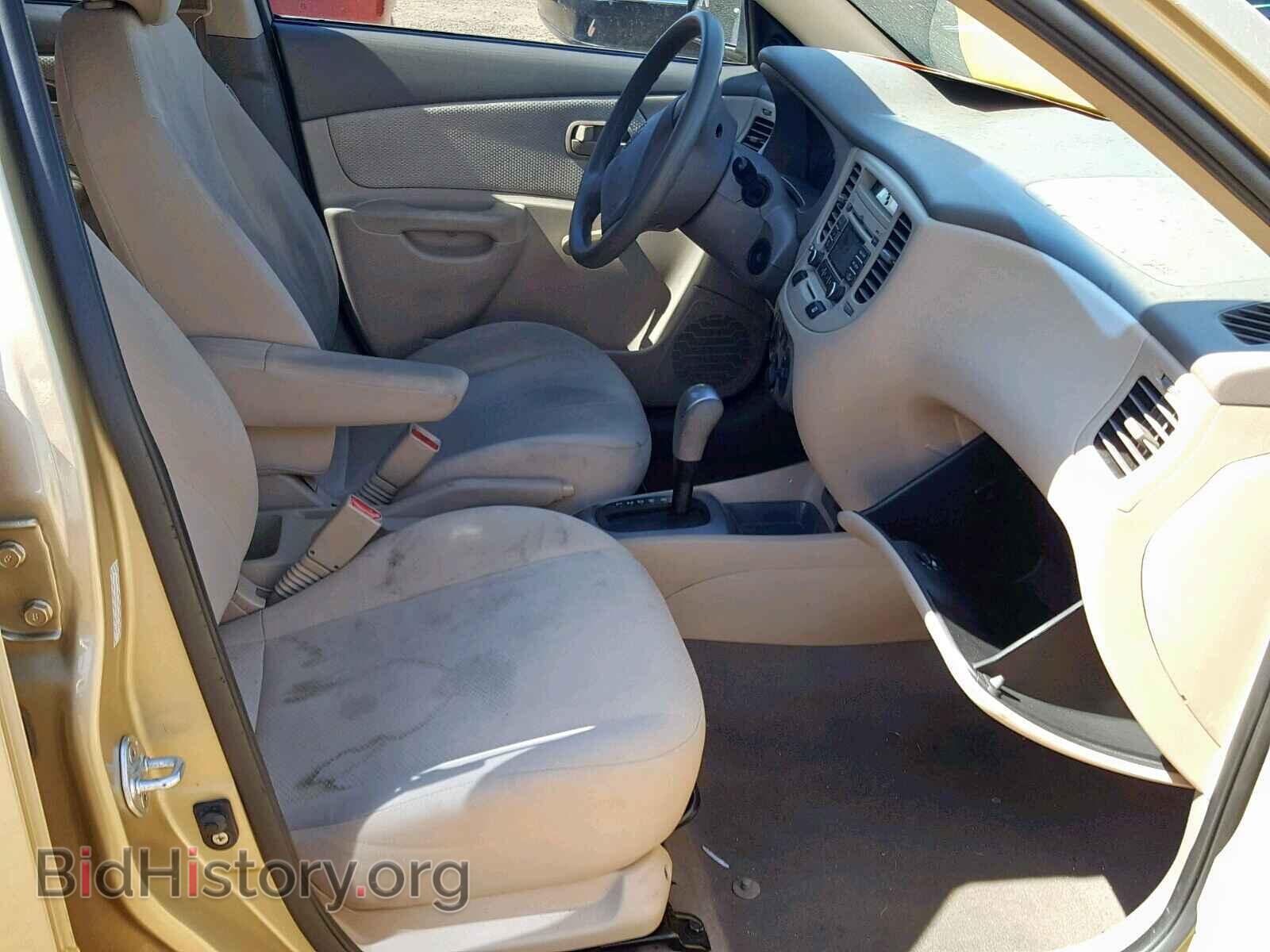 2009 KIA RIO BASE - VIN: KNADE223X96521904 - Фото 5