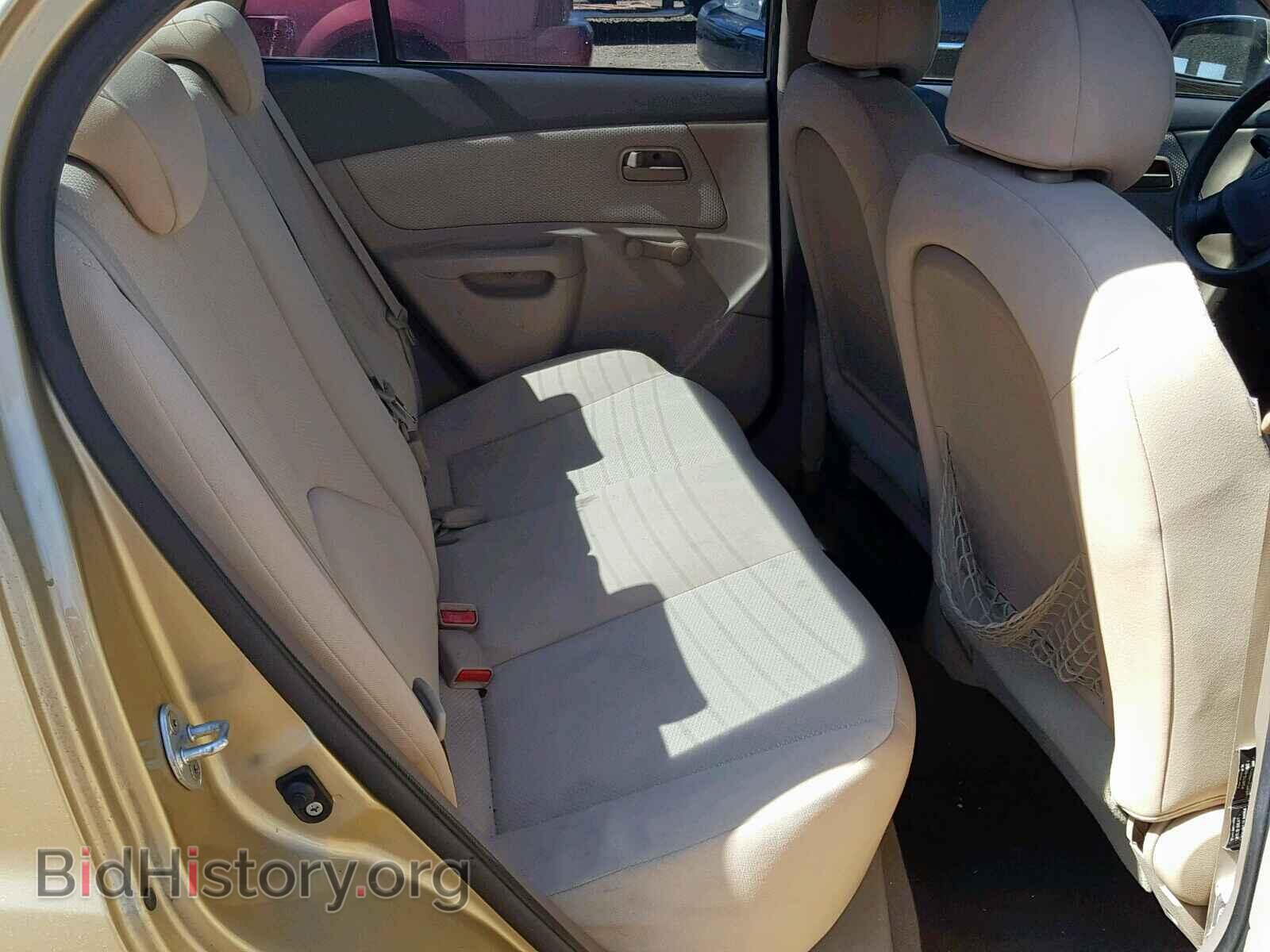 2009 KIA RIO BASE - VIN: KNADE223X96521904 - Фото 6