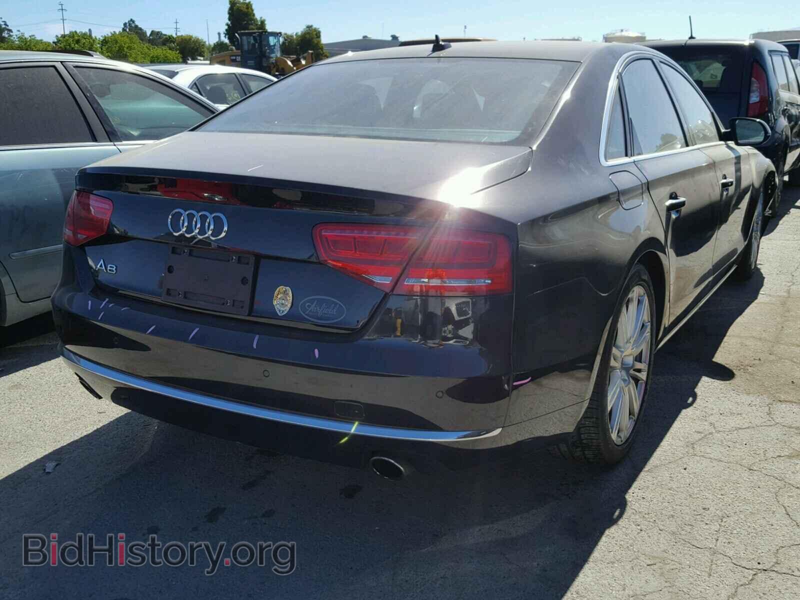 2014 AUDI A8 - VIN: WAUAGAFD9EN008072 - Фото 4