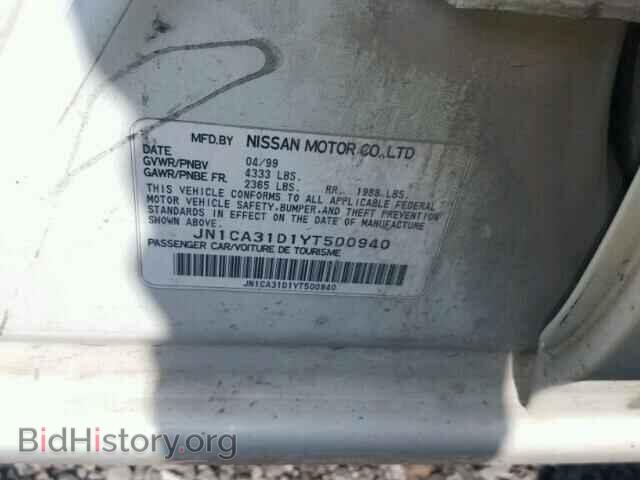 2000 NISSAN MAXIMA - VIN: JN1CA31D1YT500940 - Фото 10