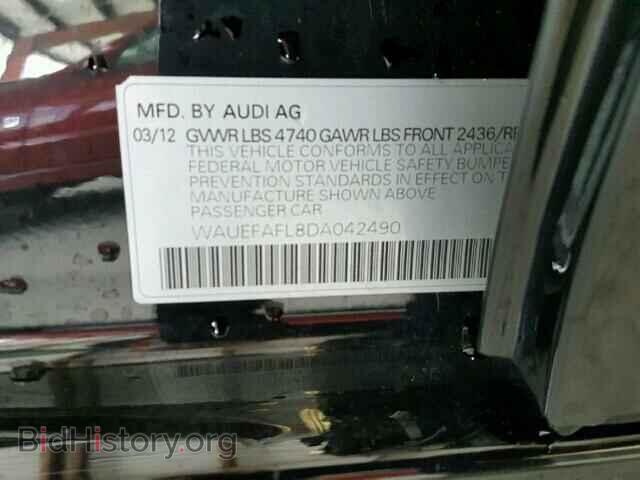 2013 AUDI A4 - VIN: WAUEFAFL8DA042490 - Фото 10