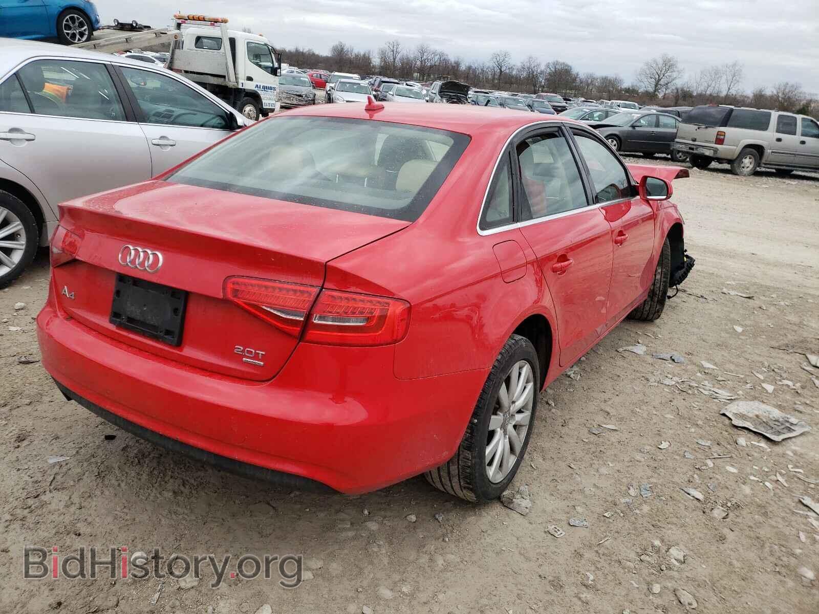 2013 AUDI A4 - VIN: WAUBFAFL3DN031229 - Фото 4
