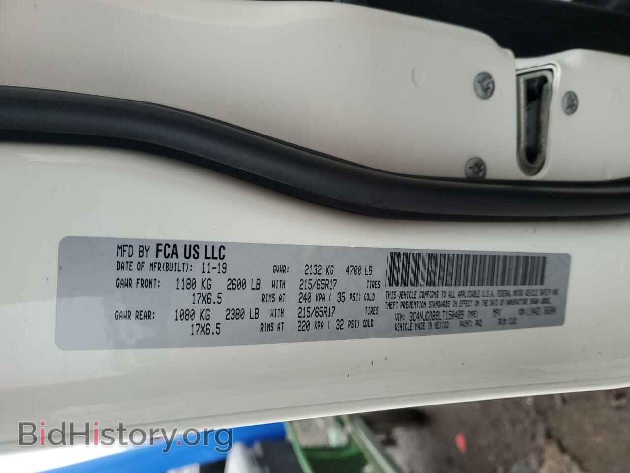 2020 JEEP COMPASS - VIN: 3C4NJDDB9LT150489 - Фото 12