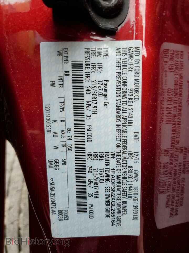 2016 FORD FOCUS - VIN: 1FADP3N2XGL255164 - Фото 13